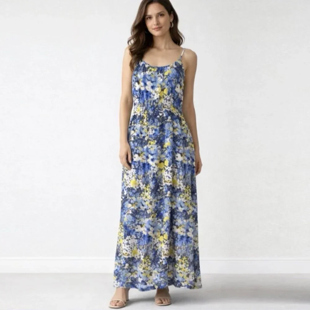 banana republic blue floral maxi dress Banana Republic | Dresses | Banana Republic Navy Blue Floral Maxi Dress Size